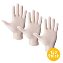 Bild 1 von Multitec Latex-Handschuhe, Größe L - Weiß, 50er-Set, 3er-Set