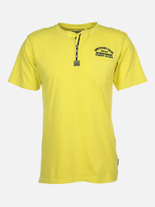 Herren Henley Shirt im Used Look
                 
                                                        Gelb