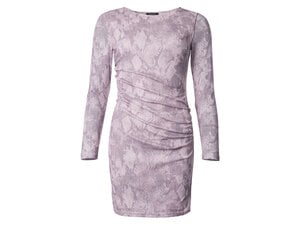 esmara® Damen Mesh-Kleid mit modischem Snake-Print, rosa