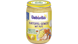 Bebivita Babygläschen Brei Kartoffel-Gemüse mit Pute ab dem 8. Monat