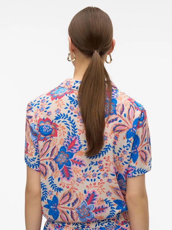 Bild 2 von Vero Moda VMMENNY TIE SS SHIRT Bluse
                 
                                                        Grau