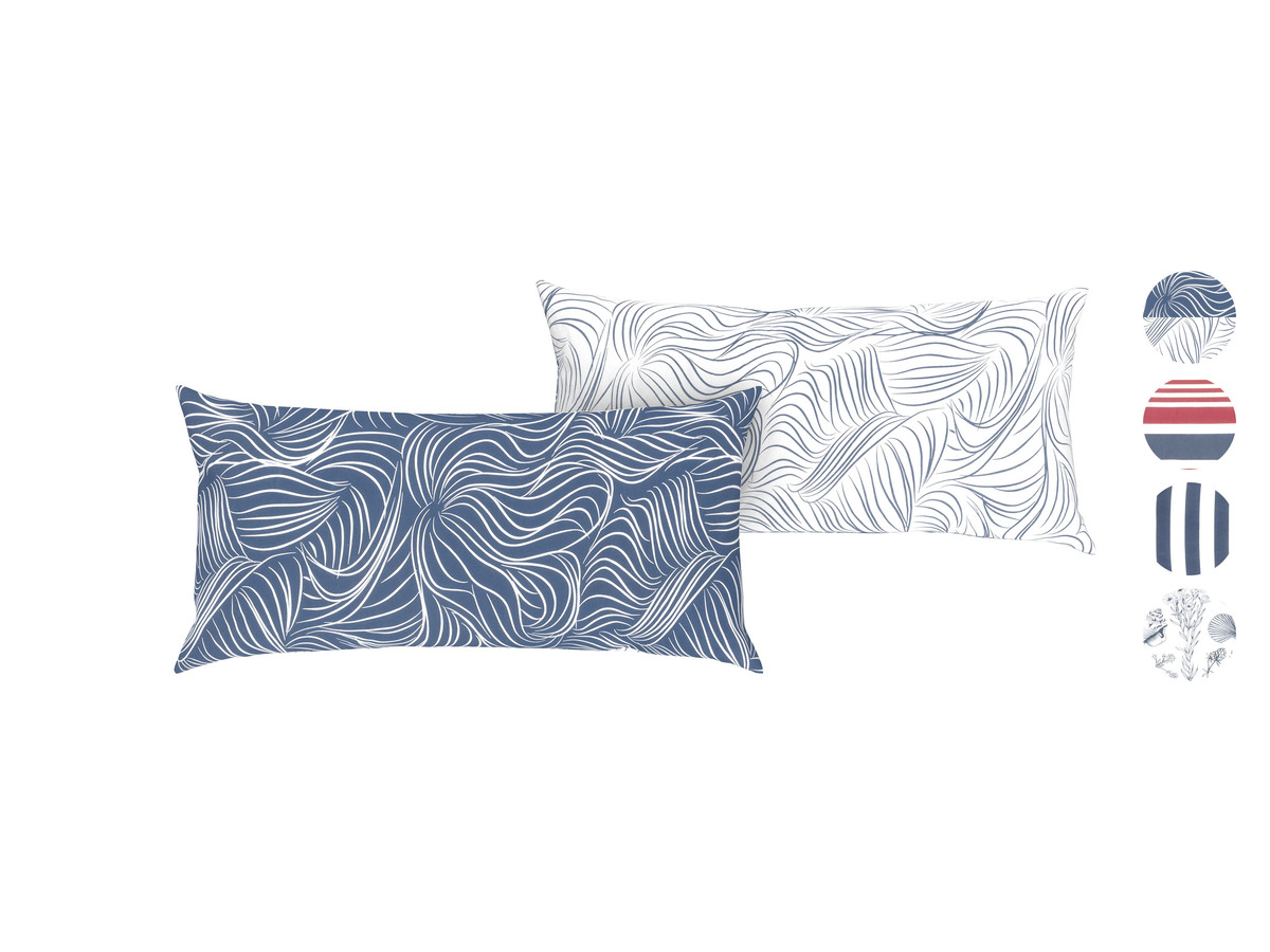 Bild 1 von LIVARNO home Edel-Renforcé-Kissenbezüge, 2 Stück, 40 x 80 cm