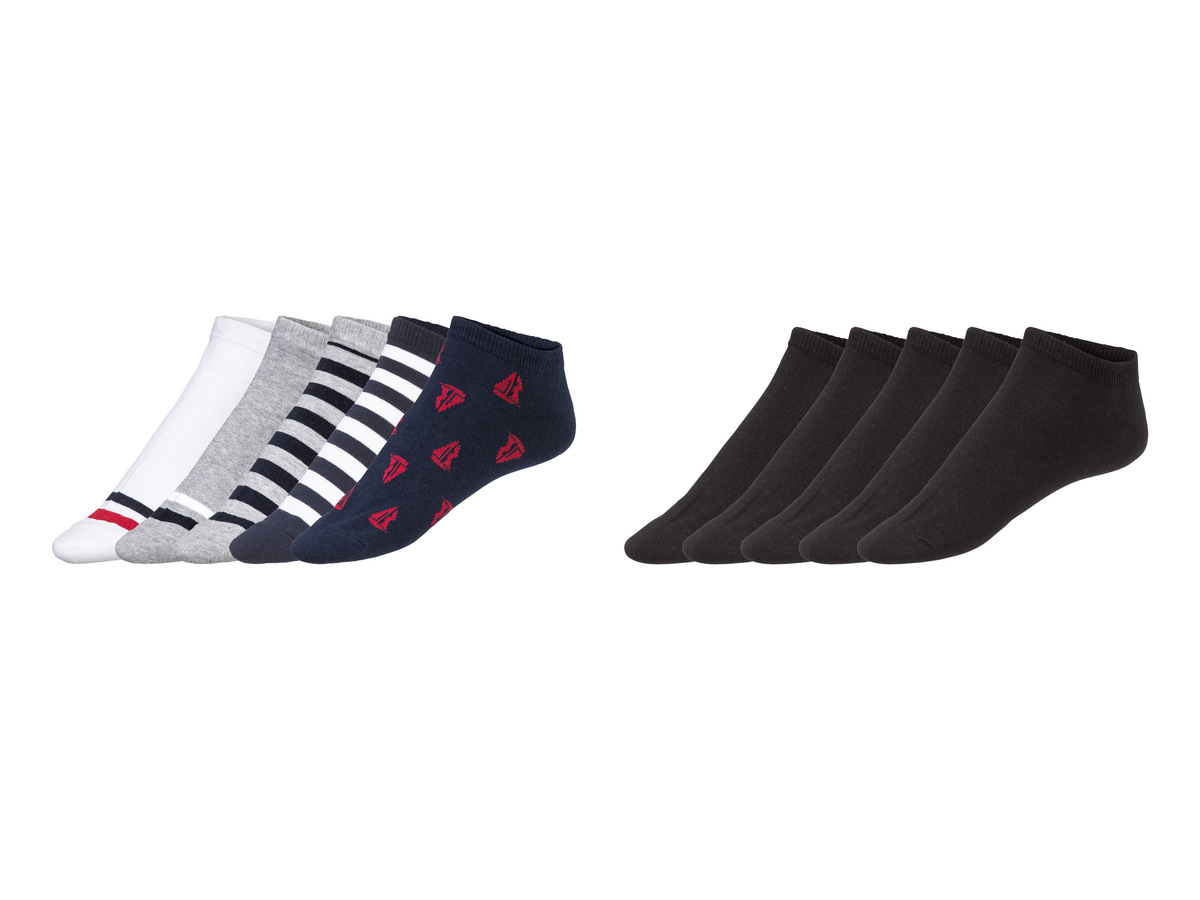 Bild 1 von LIVERGY® Herren Sneakersocken, 5 Paar, mit Bio-Baumwolle