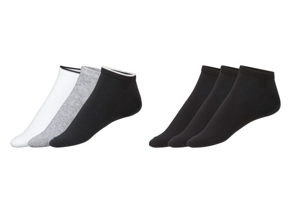 Bild 1 von LIVERGY® Herren Sneakersocken, 3 Paar, mit Baumwolle