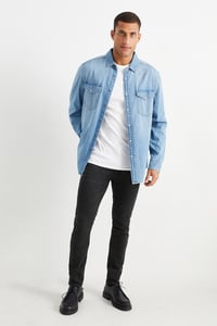 C&A Skinny Jeans, Grau, Größe: W28 L32