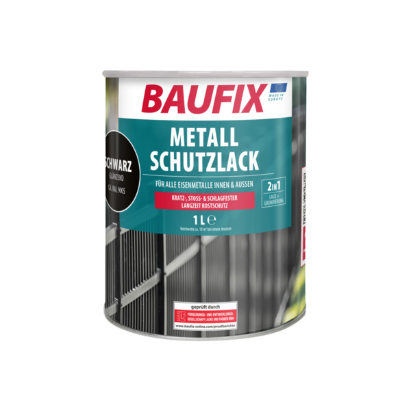 Bild 1 von BAUFIX Metall-Schutzlack schwarz 1 L