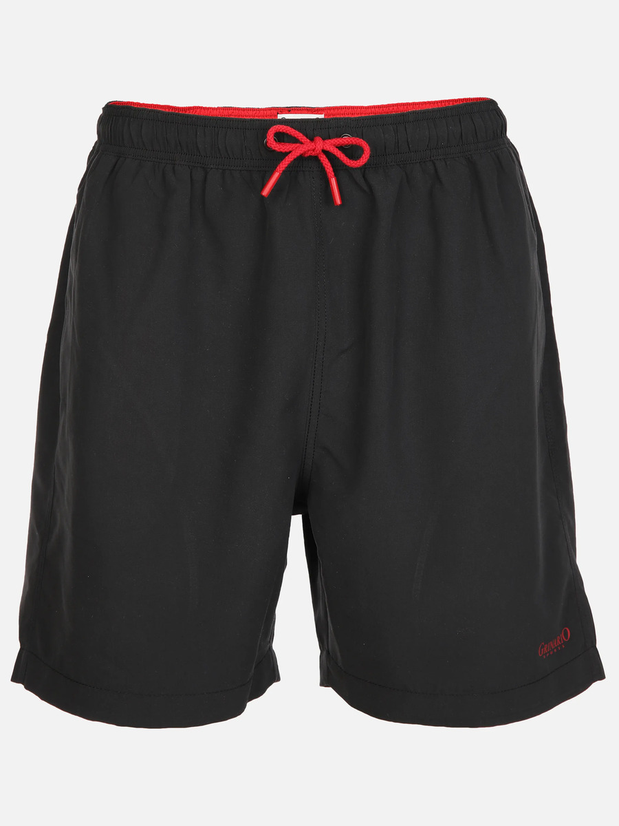 Bild 1 von Herren Badeshorts mit Kontrastkordel
                 
                                                        Schwarz