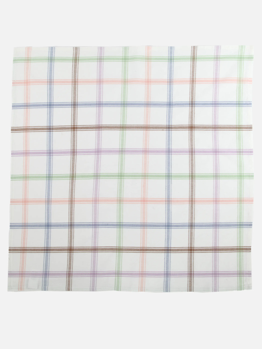 Bild 1 von Tischdecke mit Streifen 80x80cm
                 
                                                        Weiß