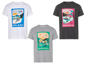 LIVERGY® Herren T-Shirt mit Print