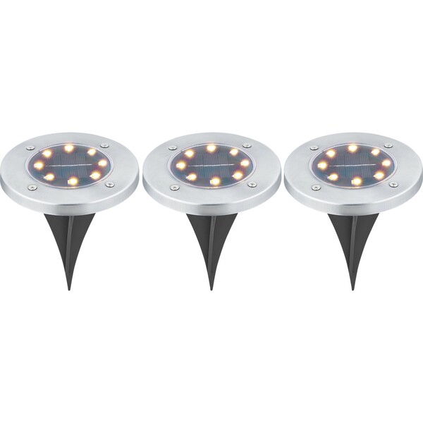 Bild 1 von LED-Solar-Bodeneinbauleuchten 3er-Set