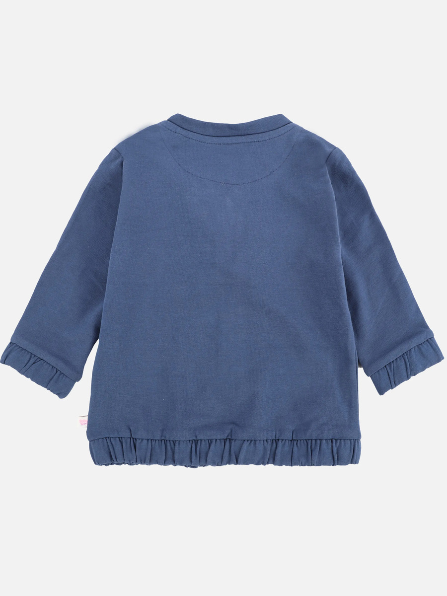 Bild 2 von Baby Mädchen Cardigan mit hübschen Details
                 
                                                        Blau