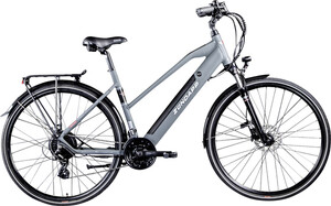 Zündapp E-Bike Trekking 28 Zoll Z810 Damen, 24-Gang, grau