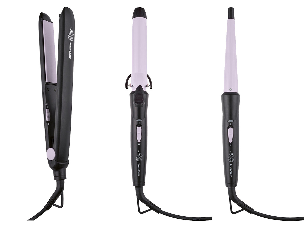 Bild 1 von SILVERCREST® PERSONAL CARE Glätteisen / Lockenstab / konischer Lockenstab »SHGL 3 A1«