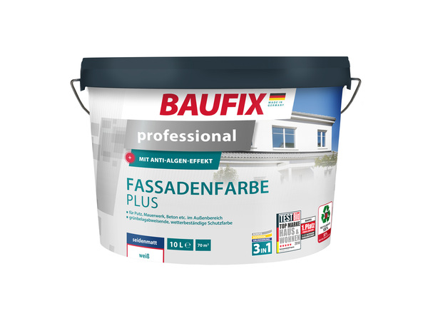 Bild 1 von BAUFIX professional Fassadenfarbe Plus, 10 Liter