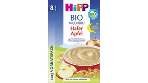 HiPP Bio Milchbreie - Gute-Nacht-Brei Hafer Apfel Vorratspackung