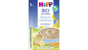 HiPP Bio-Milchbreie - Gute-Nacht-Brei Banane Zwieback Vorratspackung