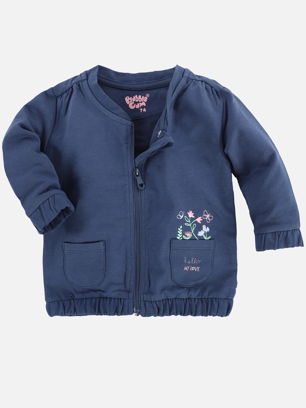 Bild 1 von Baby Mädchen Cardigan mit hübschen Details
                 
                                                        Blau