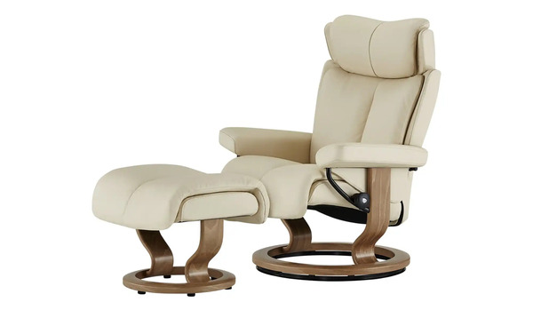 Bild 1 von Stressless Relaxsessel mit Hocker - creme - 81 cm - 111 cm - 77 cm - Polstermöbel