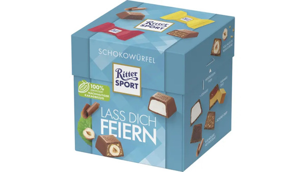 Bild 1 von Ritter Sport Schokowürfel Happy Birthday