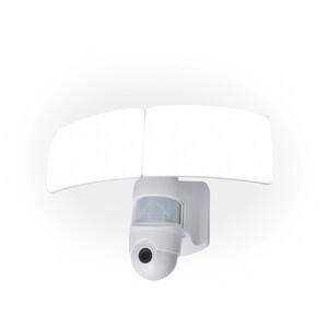 Lutec LED-Kameraleuchte Libra mit zweiköpfigem Sicherheits-Strahler