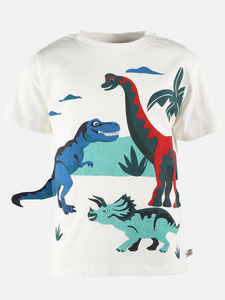 Jungen Shirt mit Dinoprint
                 
                                                        Weiß