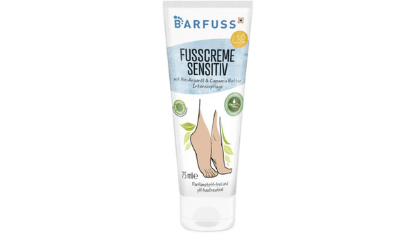 Bild 1 von BARFUSS Fußcreme sensitiv Bio Arganöl & Capuacu Butter