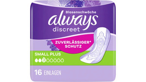 always Discreet Inkontinenz Small Plus 16 Stück