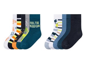 lupilu® Kleinkinder Jungen Socken, 5 Paar, mit Bio-Baumwolle