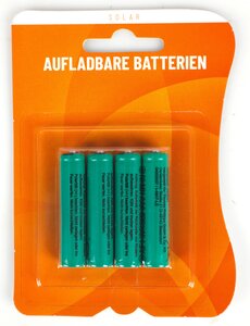 Aufladbare Batterien 4er-Pack