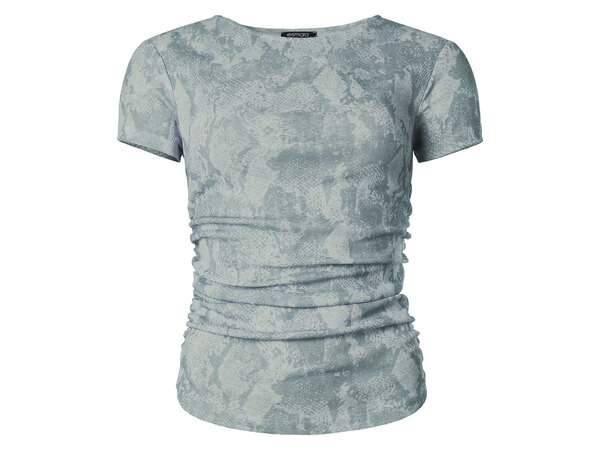 Bild 1 von esmara® Damen Mesh-T-Shirt mit modischem Snake-Print, grün