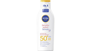 NIVEA sun Sensitiv Sofort-Schutz Anti-Sonnenallergie Sonnenlotion LSF50+