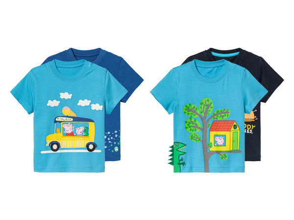 Bild 1 von Kleinkinder / Kinder T-Shirts, 2 Stück, aus reiner Baumwolle