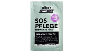 #be routine Fußmaske SOS Pflege