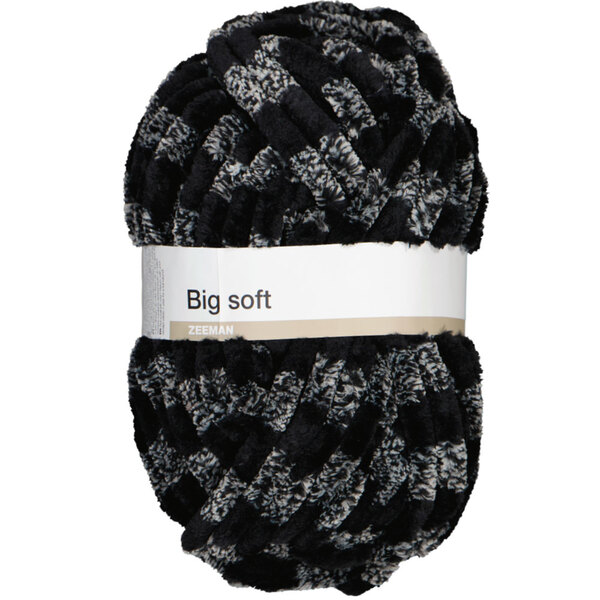 Bild 1 von Big soft, Grau/Schwarz, 150 g