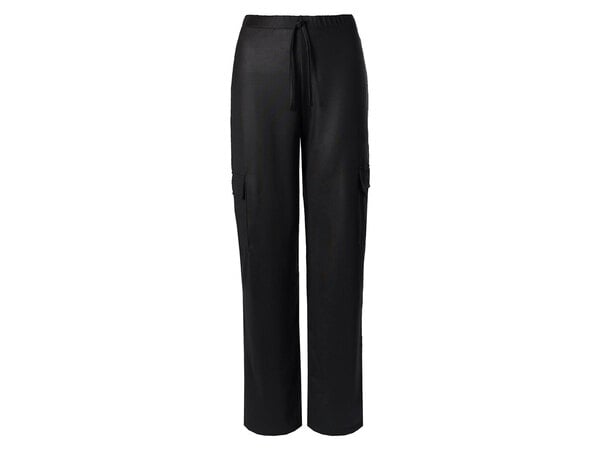 Bild 1 von esmara® Damen Cargohose mit Satin-Effekt, schwarz