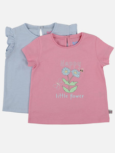 Baby Mädchen T-Shirts im Doppelpack
                 
                                                        Pink