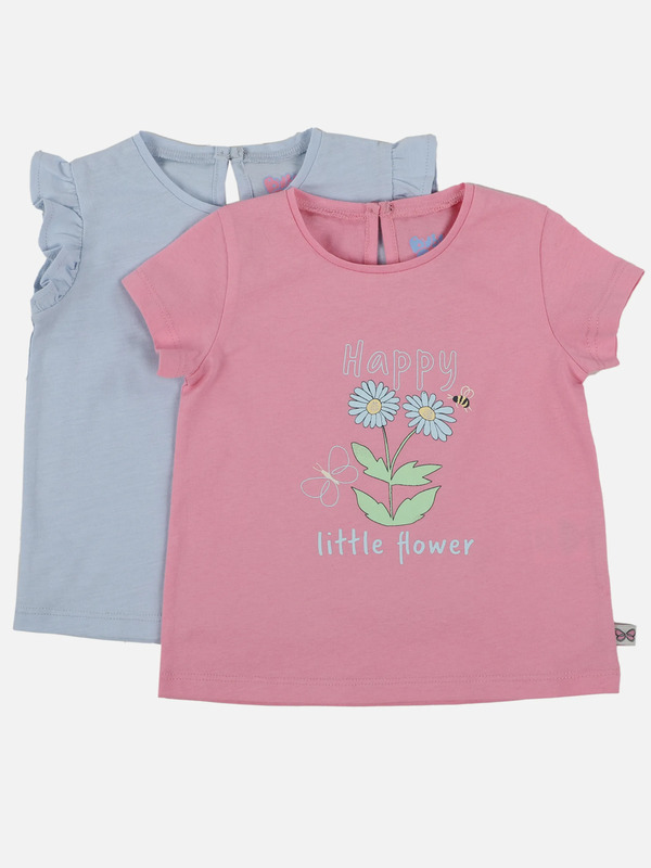 Bild 1 von Baby Mädchen T-Shirts im Doppelpack
                 
                                                        Pink