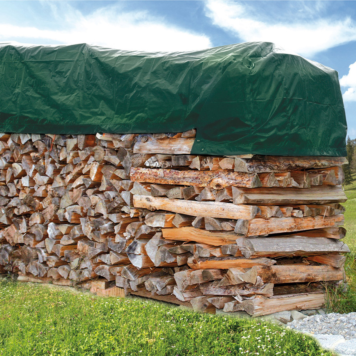 Bild 1 von Powertec Garden Premium-Abdeckplane - Grün, 3 x 4 m