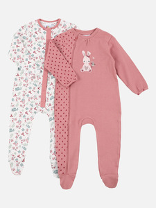 Baby Pyjama 2er Set mit Fuß
                 
                                                        Rosa