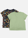 Bild 2 von Baby Jungen 2er Pack T-Shirts im Dschungellook
                 
                                                        Blau