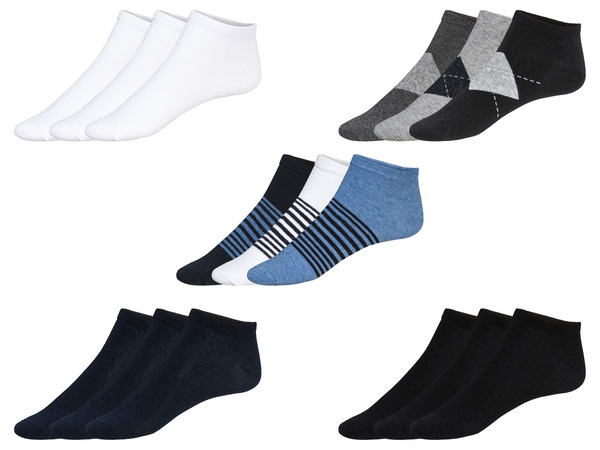 Bild 1 von LIVERGY® Herren Sneakersocken, 3 Paar, mit hohem Bio-Baumwollanteil