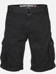 Herren Cargoshorts im Used Look
Schwarz