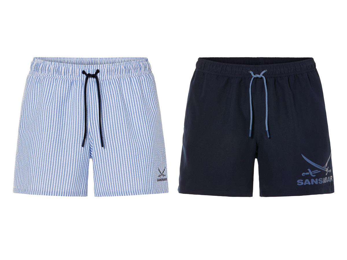 Bild 1 von SANSIBAR Herren Badeshorts mit praktischer Schlüsseltasche