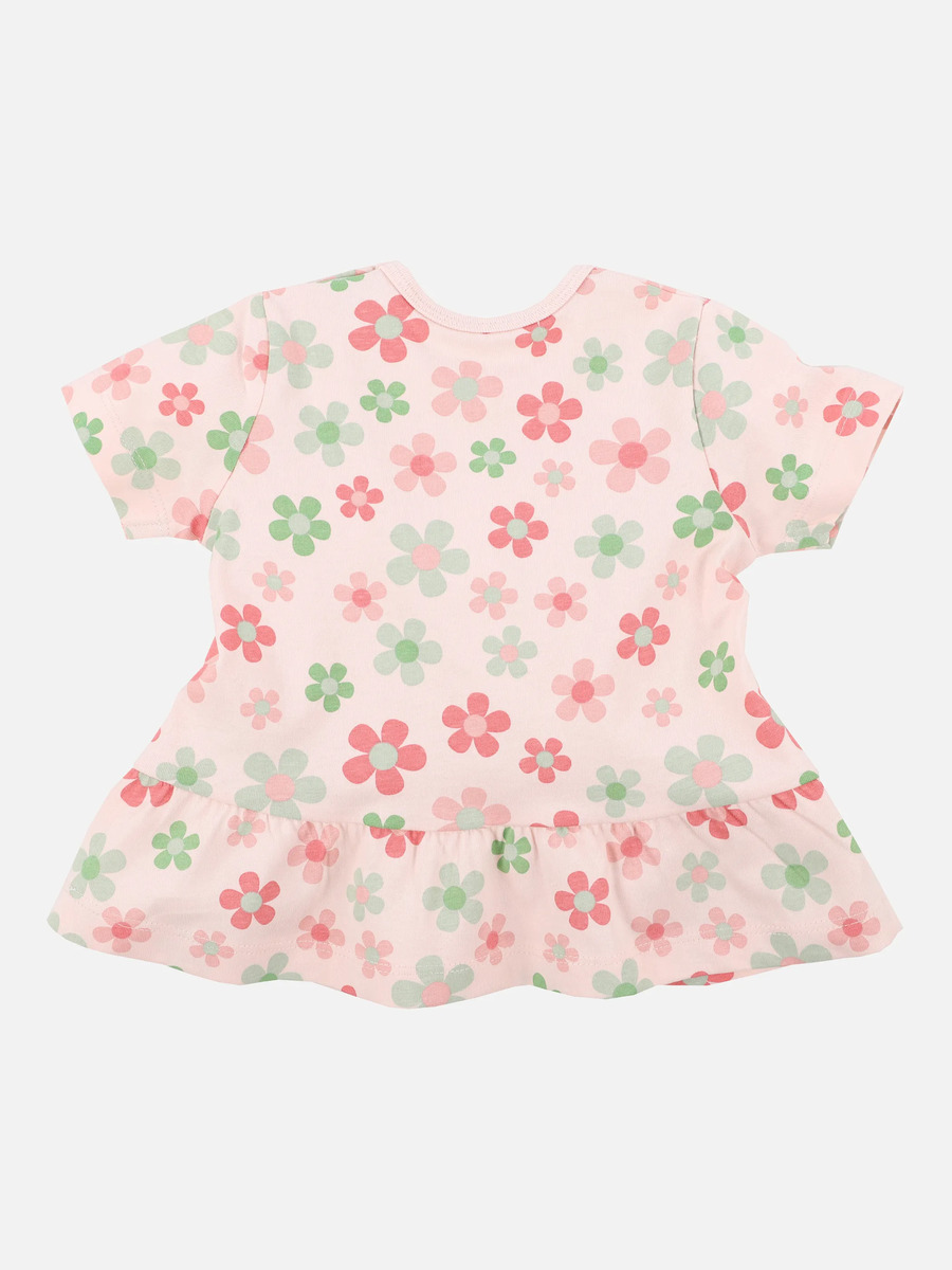 Bild 2 von Baby Mädchen Kleidchen mit Volant
                 
                                                        Rosa