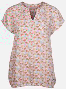 Damen Schlupfbluse mit Alloverprint
                 
                                                        Orange