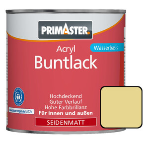 Primaster Acryl Buntlack RAL 1015 375 ml, hellelfenbein, seidenmatt