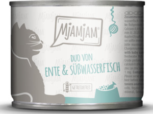 MjAMjAM Duo von zarter Ente & Süßwasserfisch an Möhrchen 200g, 200 g