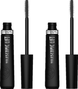 L’Oréal Paris Telescopic Lift Mascara Black Doppelpack, 19,8 ml