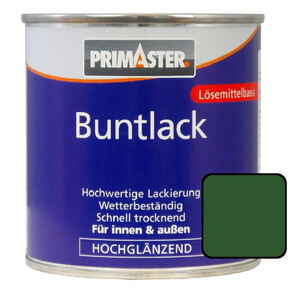 Primaster Buntlack 2 l, laubgrün, hochglänzend