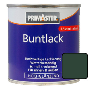 Primaster Buntlack 375 ml, moosgrün, hochglänzend